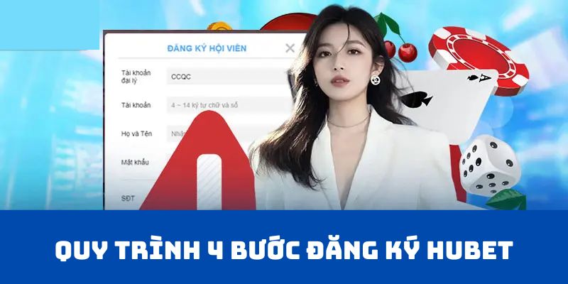 Quy trình 4 bước đăng ký HUBET